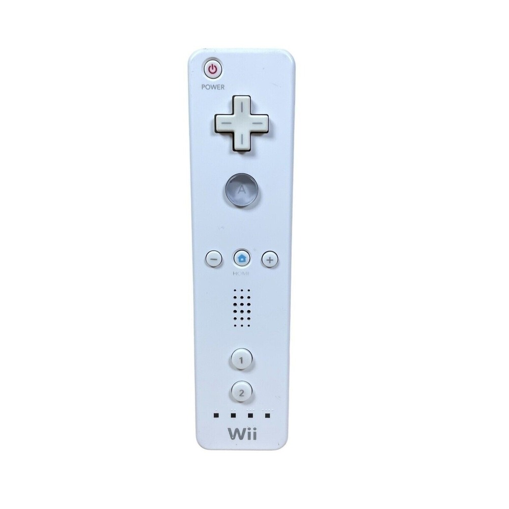 Nintendo Wii Remote Controller White Official OEM RVL-003 Fully Tested Works EUC